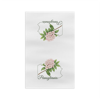 Pennsylvania State Flower Tea Towel – Mountain Laurel