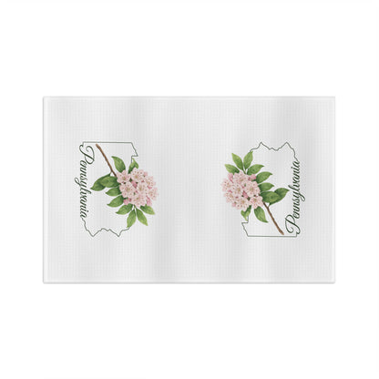 Pennsylvania State Flower Tea Towel – Mountain Laurel