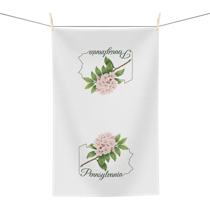 Pennsylvania State Flower Tea Towel – Mountain Laurel