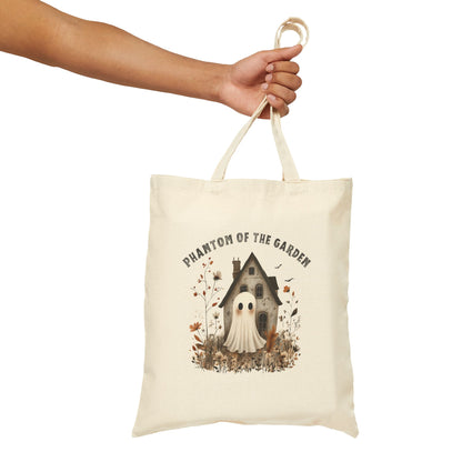 Phantom of the Garden Cute Ghost Tote Bag
