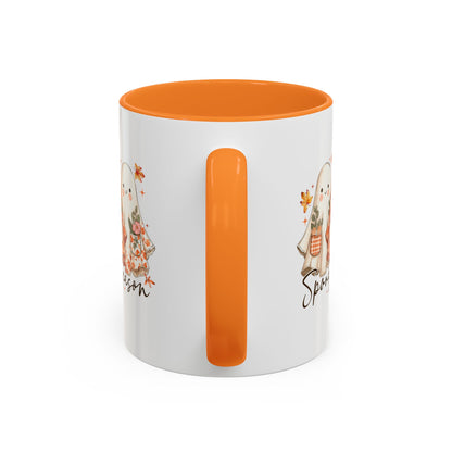 Plaid and Floral Halloween Ghosts Mug (11/15oz)