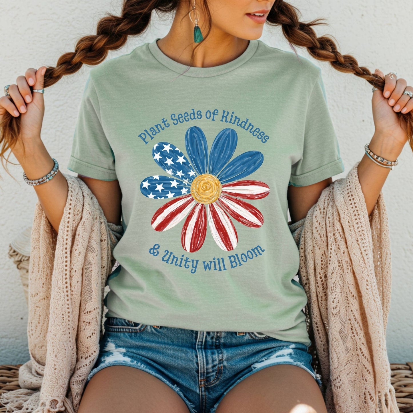 Plant Seeds of Kindness USA T-Shirt