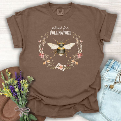 Plant for Pollinators Honey Bee T-Shirt