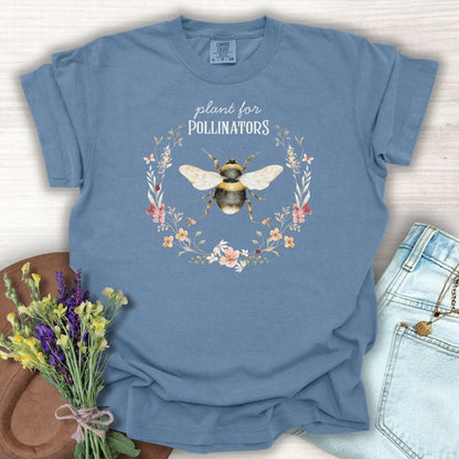 Plant for Pollinators Honey Bee T-Shirt