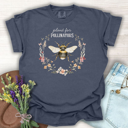 Plant for Pollinators Honey Bee T-Shirt