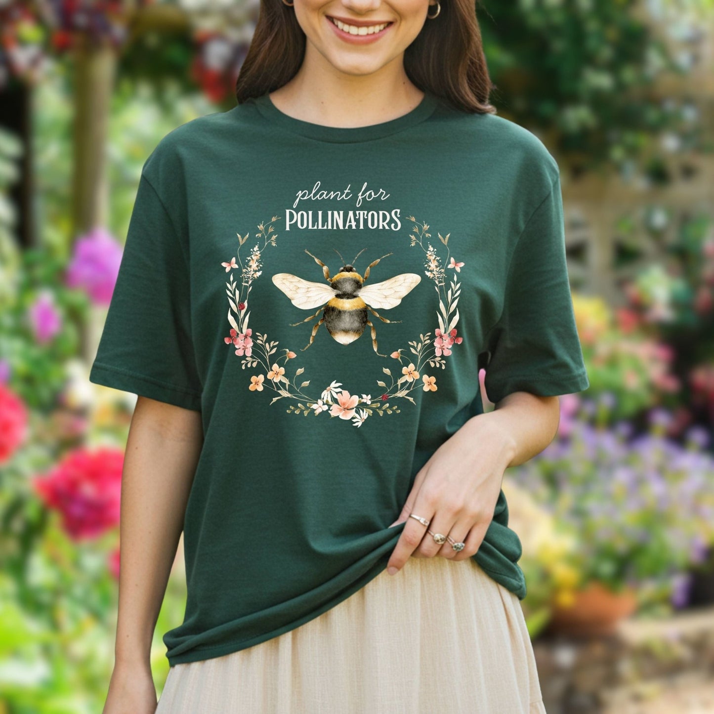 Plant for Pollinators Wildflower T-Shirt