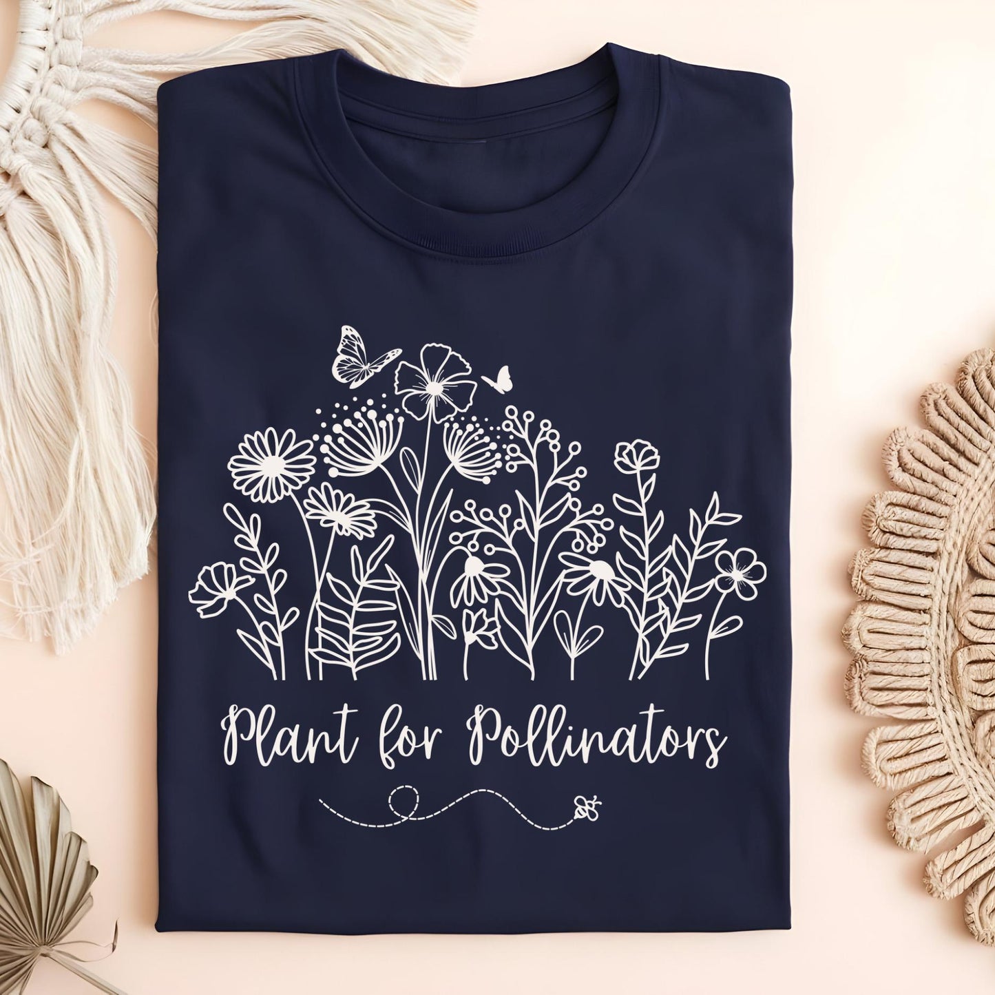 Plant for Pollinators with Wildflowers T-Shirt