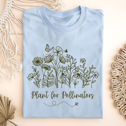 Plant for Pollinators with Wildflowers T-Shirt