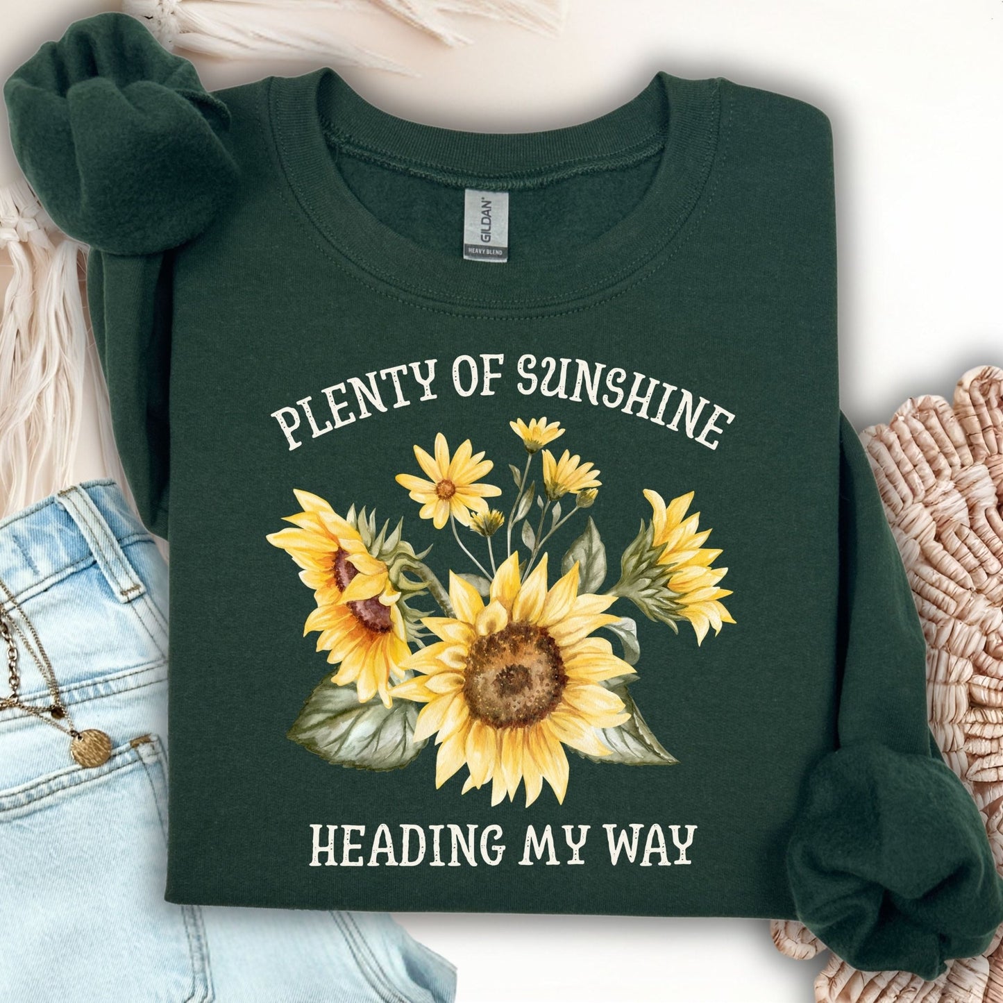 Plenty of Sunshine Sunflowers Sweatshirt