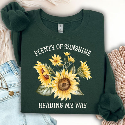 Plenty of Sunshine Sunflowers Sweatshirt