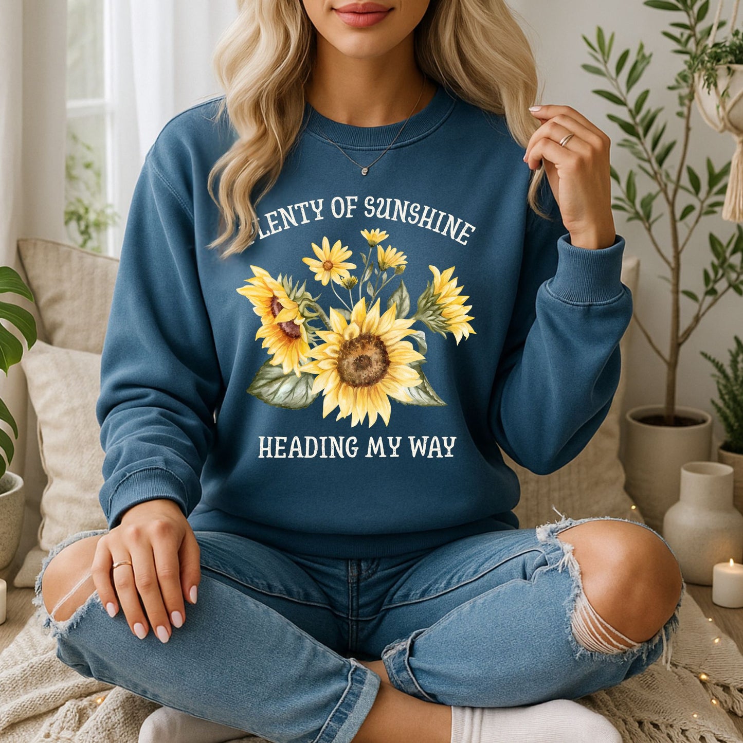 Plenty of Sunshine Sunflowers Sweatshirt
