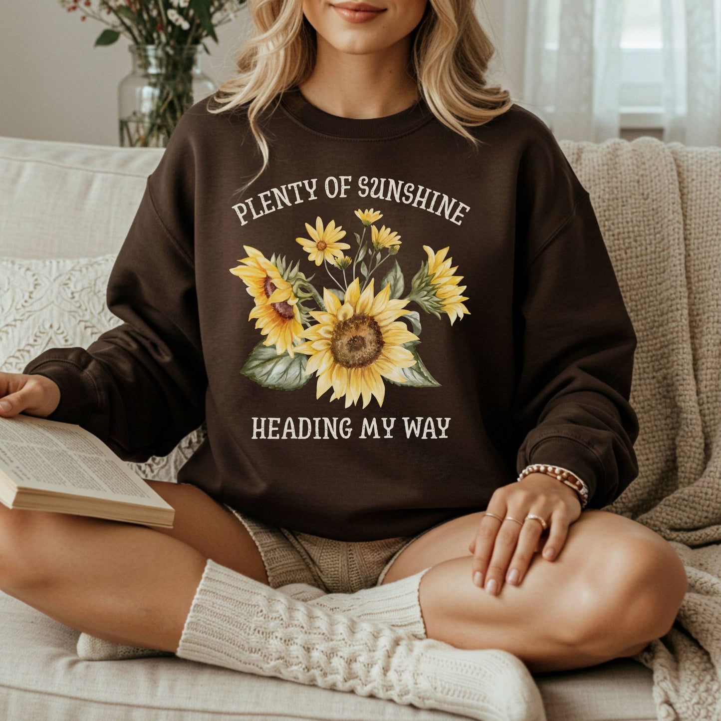 Plenty of Sunshine Sunflowers Sweatshirt