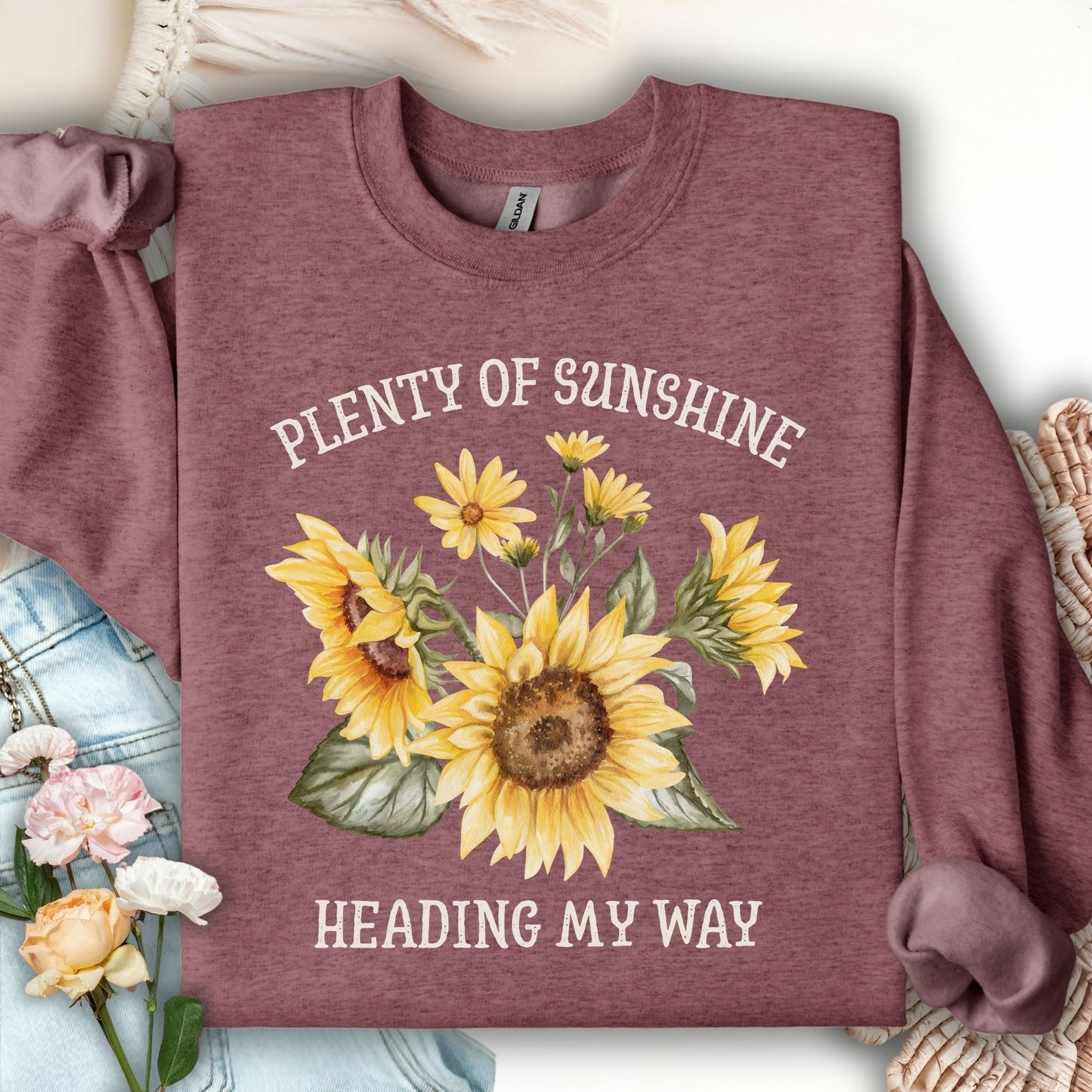 Plenty of Sunshine Sunflowers Sweatshirt