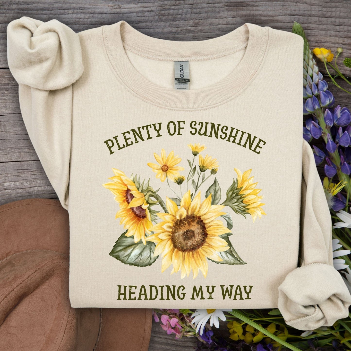 Plenty of Sunshine Sunflowers Sweatshirt