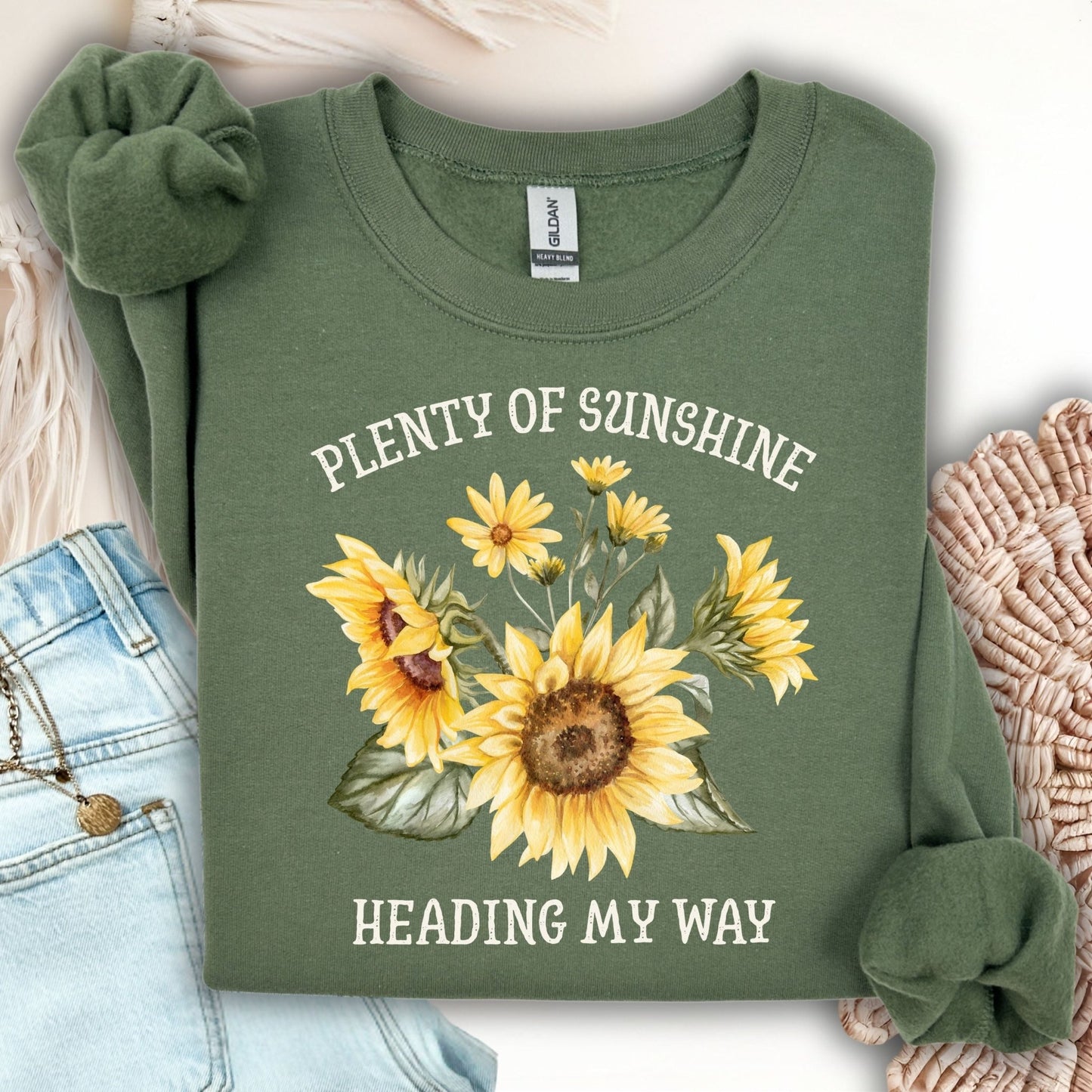 Plenty of Sunshine Sunflowers Sweatshirt