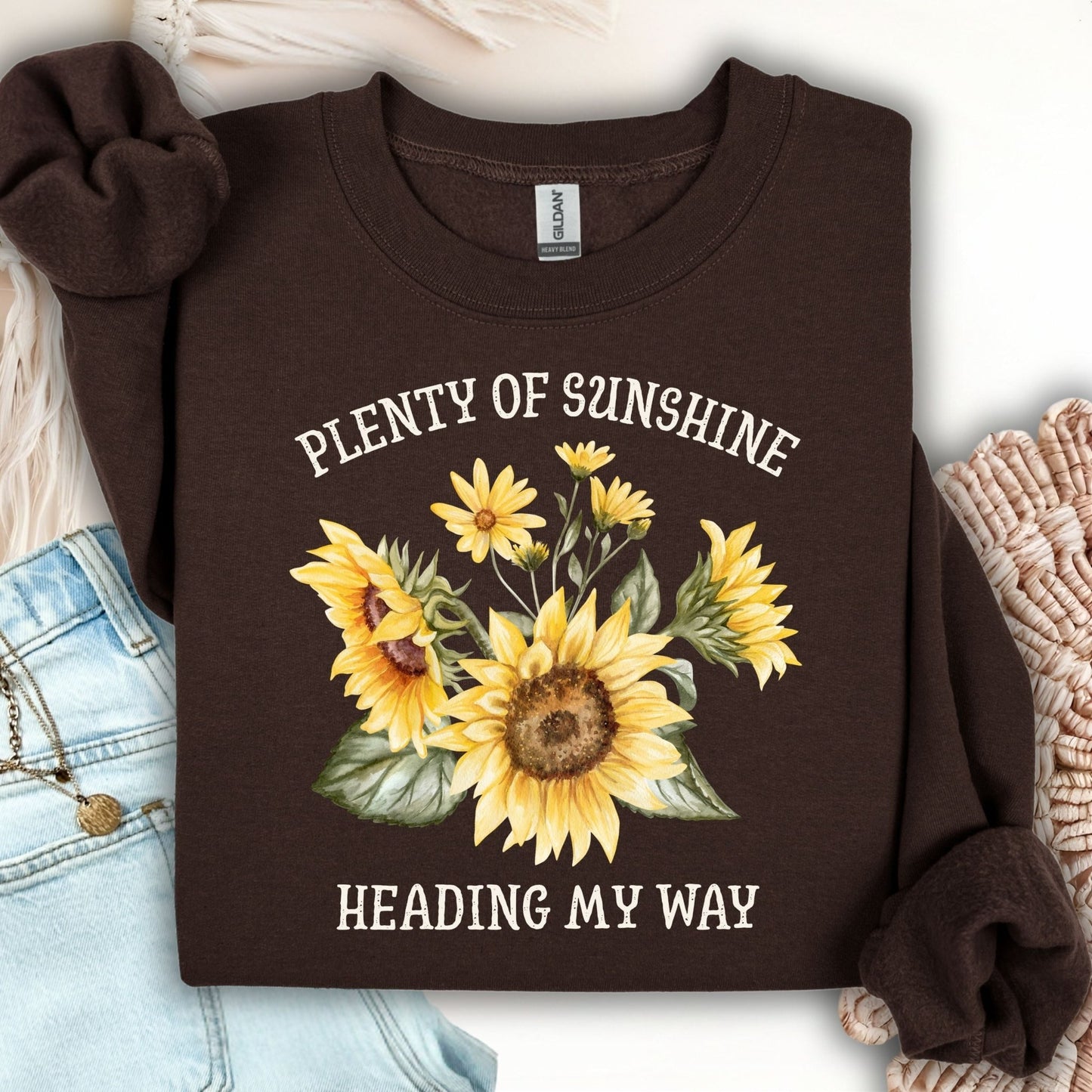 Plenty of Sunshine Sunflowers Sweatshirt