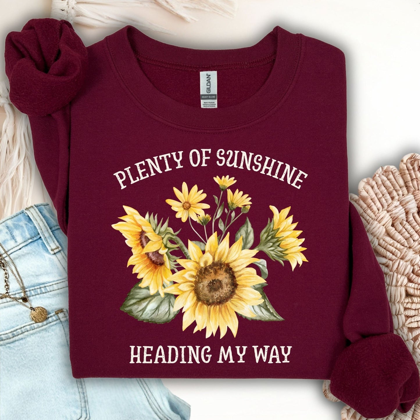 Plenty of Sunshine Sunflowers Sweatshirt