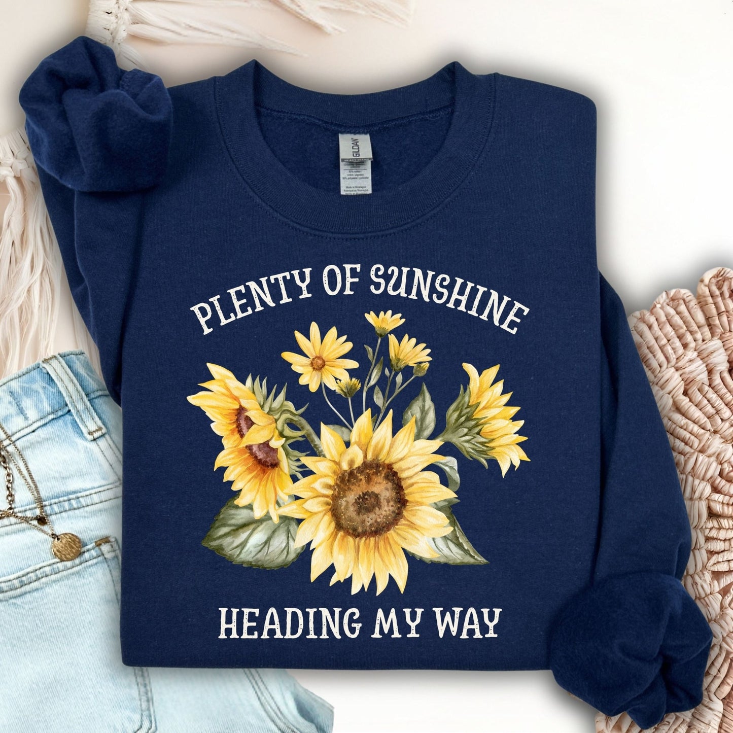 Plenty of Sunshine Sunflowers Sweatshirt