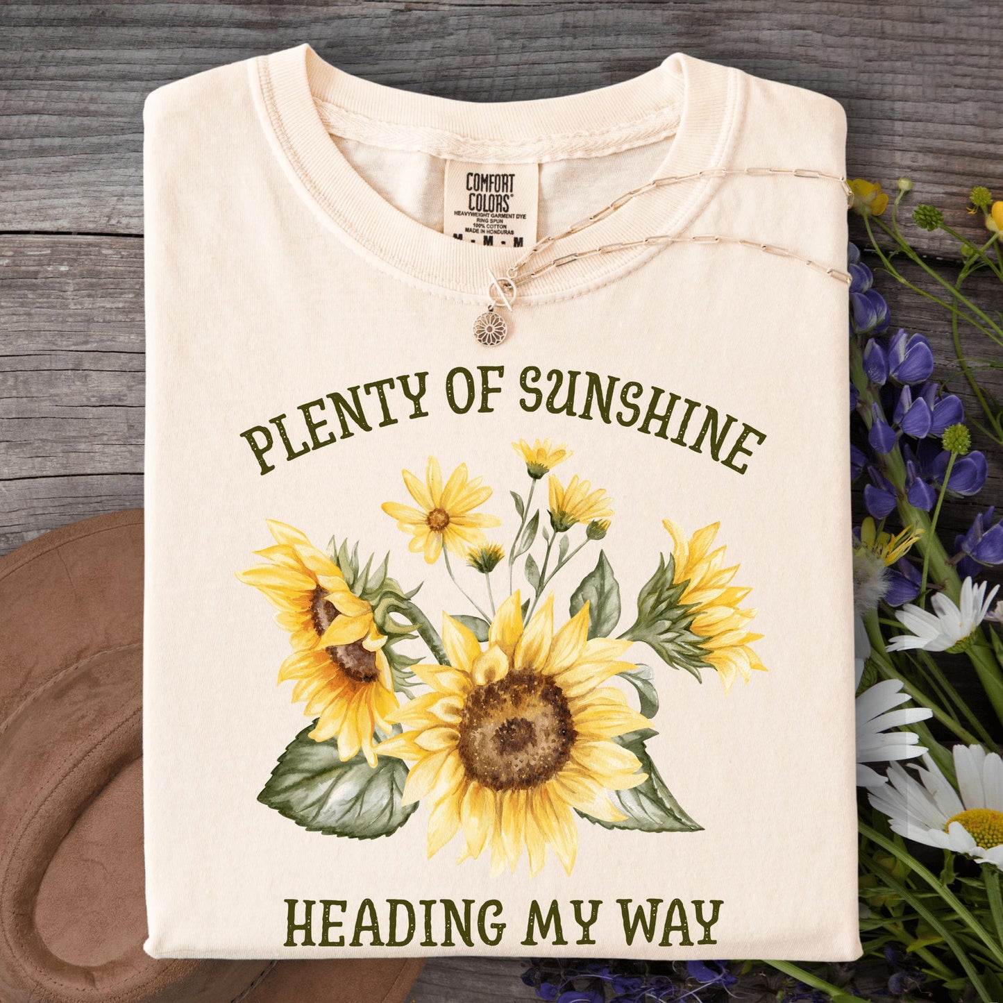 Wild Petal Threads T-Shirt S / ivory Plenty of Sunshine T-Shirt