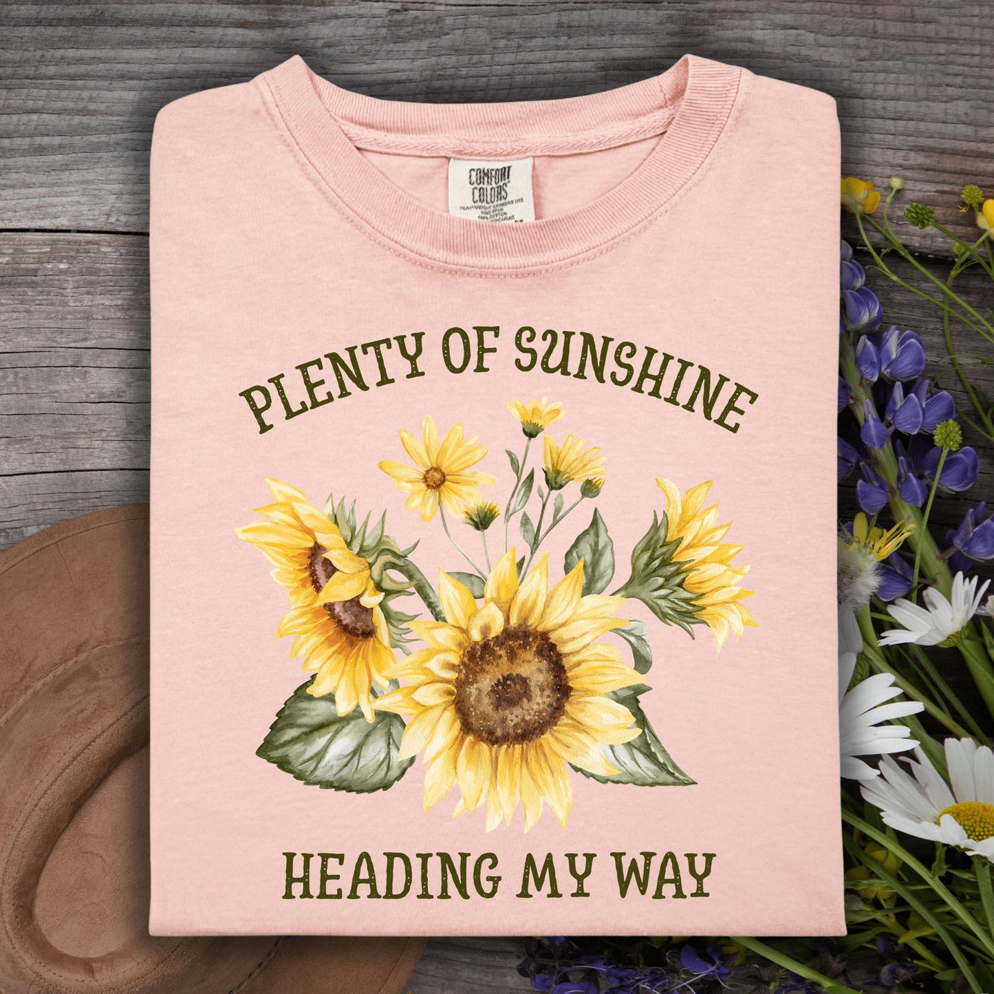 Wild Petal Threads T-Shirt S / peachy Plenty of Sunshine T-Shirt