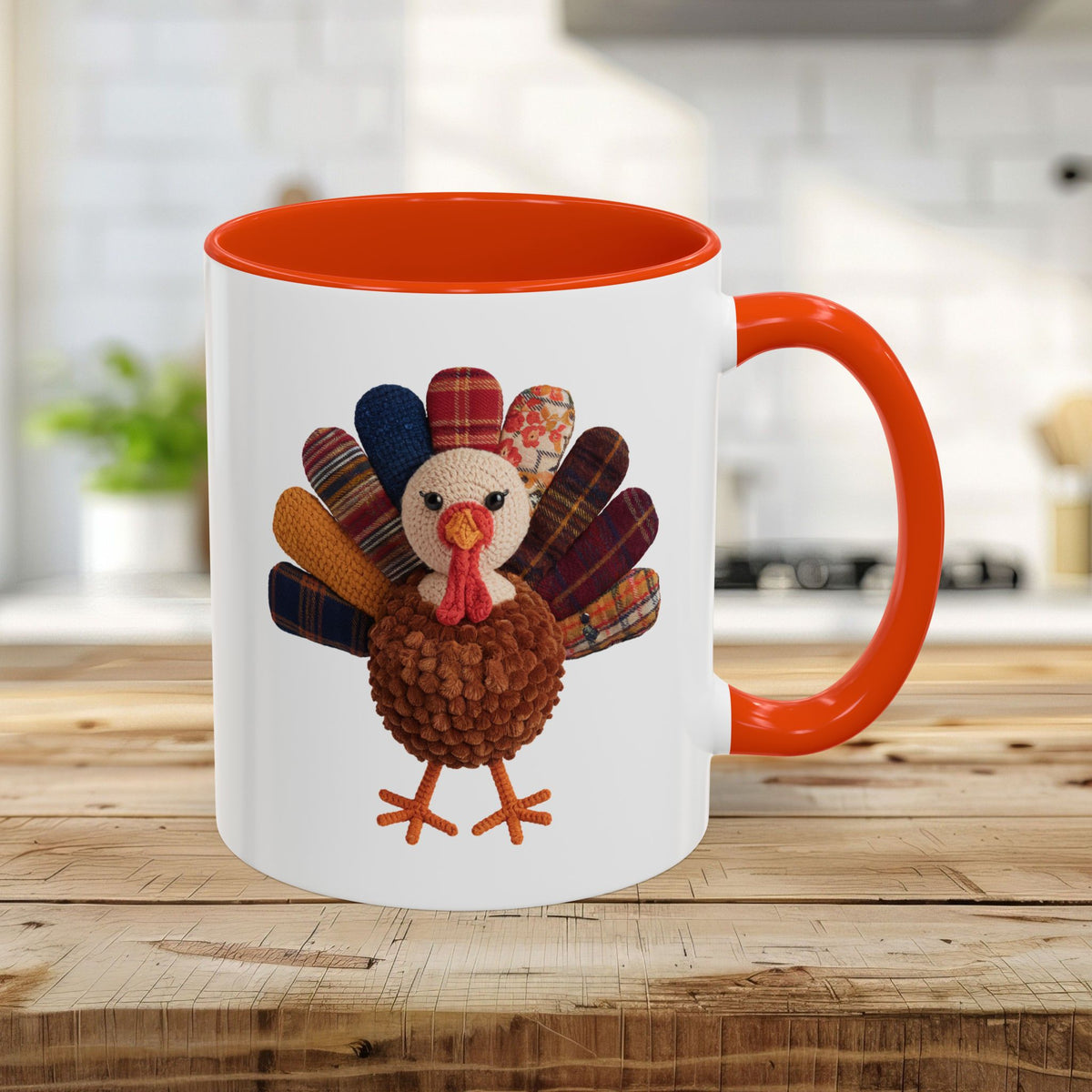 Preppy Patchwork Turkey Mug (11/15oz)