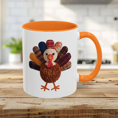 Preppy Patchwork Turkey Mug (11/15oz)