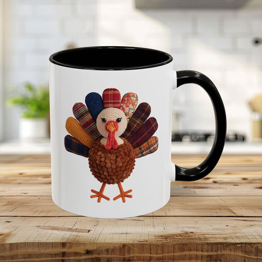 Preppy Patchwork Turkey Mug (11/15oz)
