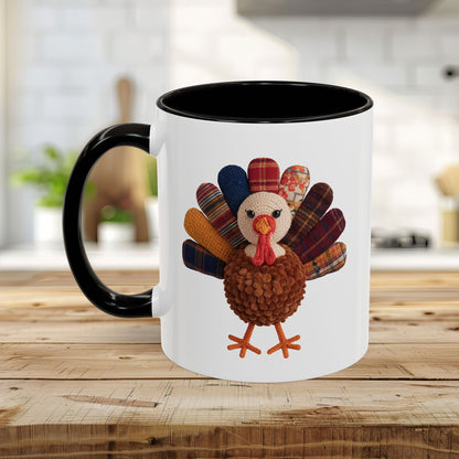 Preppy Patchwork Turkey Mug (11/15oz)