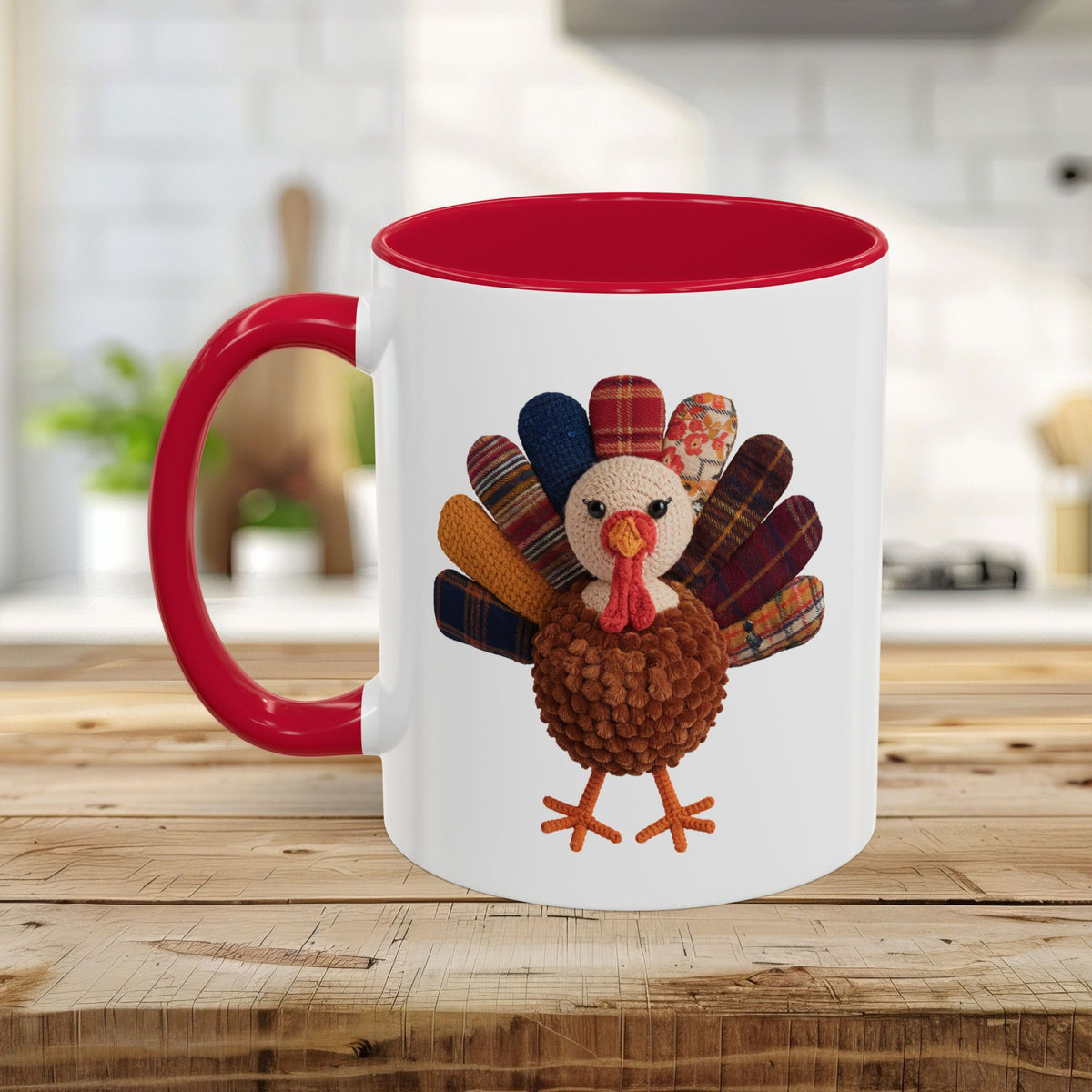 Preppy Patchwork Turkey Mug (11/15oz)