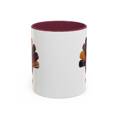 Preppy Patchwork Turkey Mug (11/15oz)