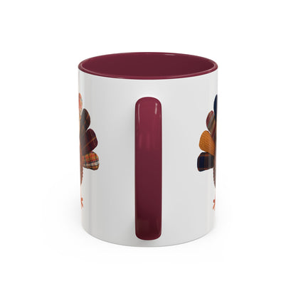 Preppy Patchwork Turkey Mug (11/15oz)