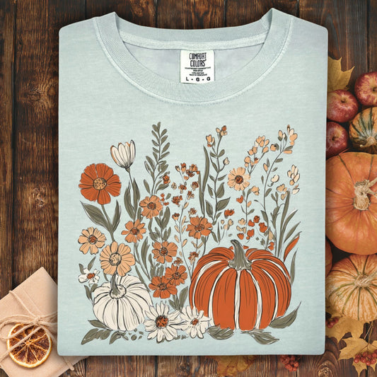 Pumpkin & Wildflowers T-Shirt