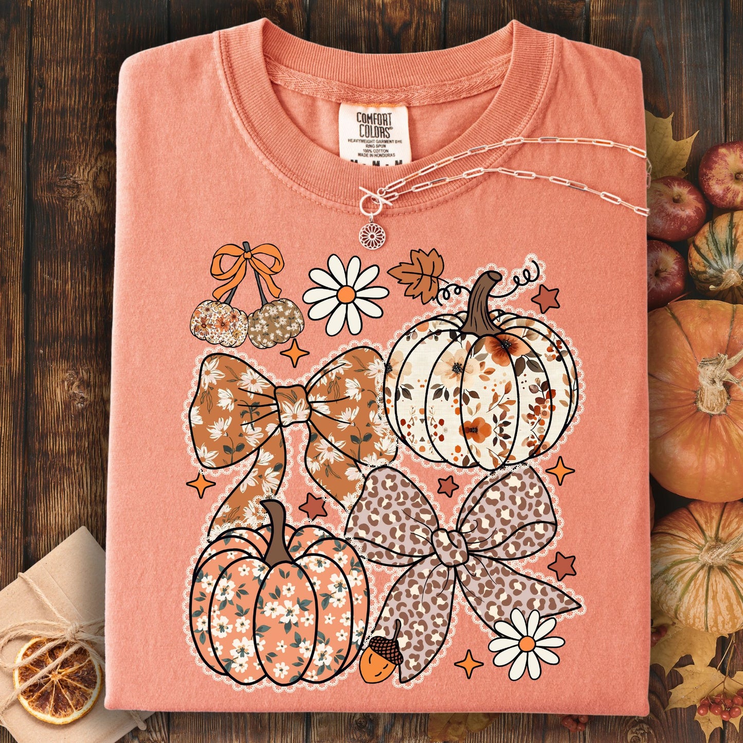 Pumpkins and Bows T-Shirt
