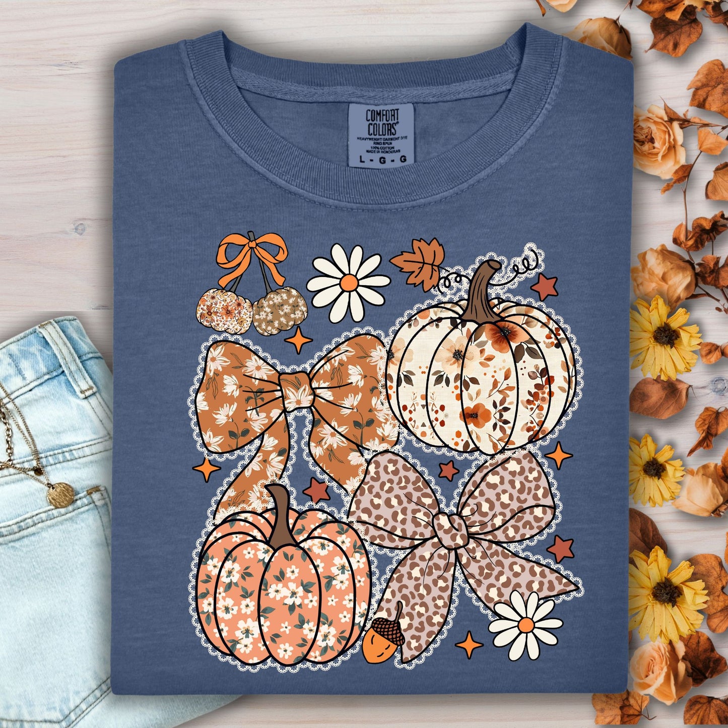 Pumpkins and Bows T-Shirt