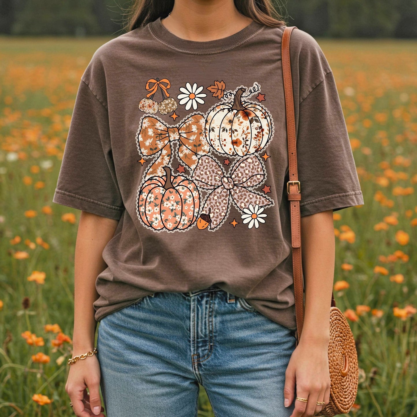 Pumpkins and Bows T-Shirt