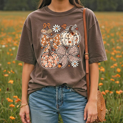 Pumpkins and Bows T-Shirt