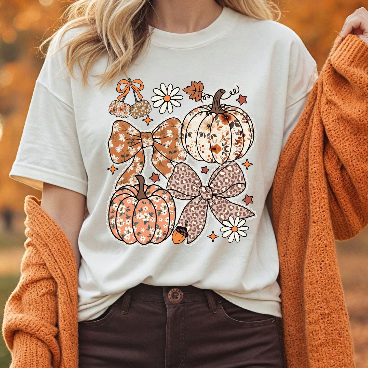 Pumpkins and Bows T-Shirt