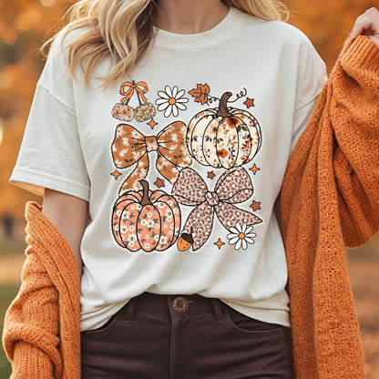 Pumpkins and Bows T-Shirt