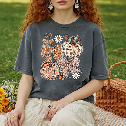 Pumpkins and Bows T-Shirt