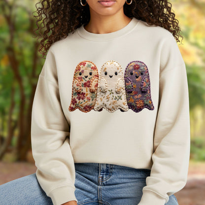 Quilted Ghosts Sweatshirt