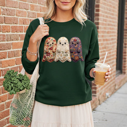 Quilted Ghosts Sweatshirt