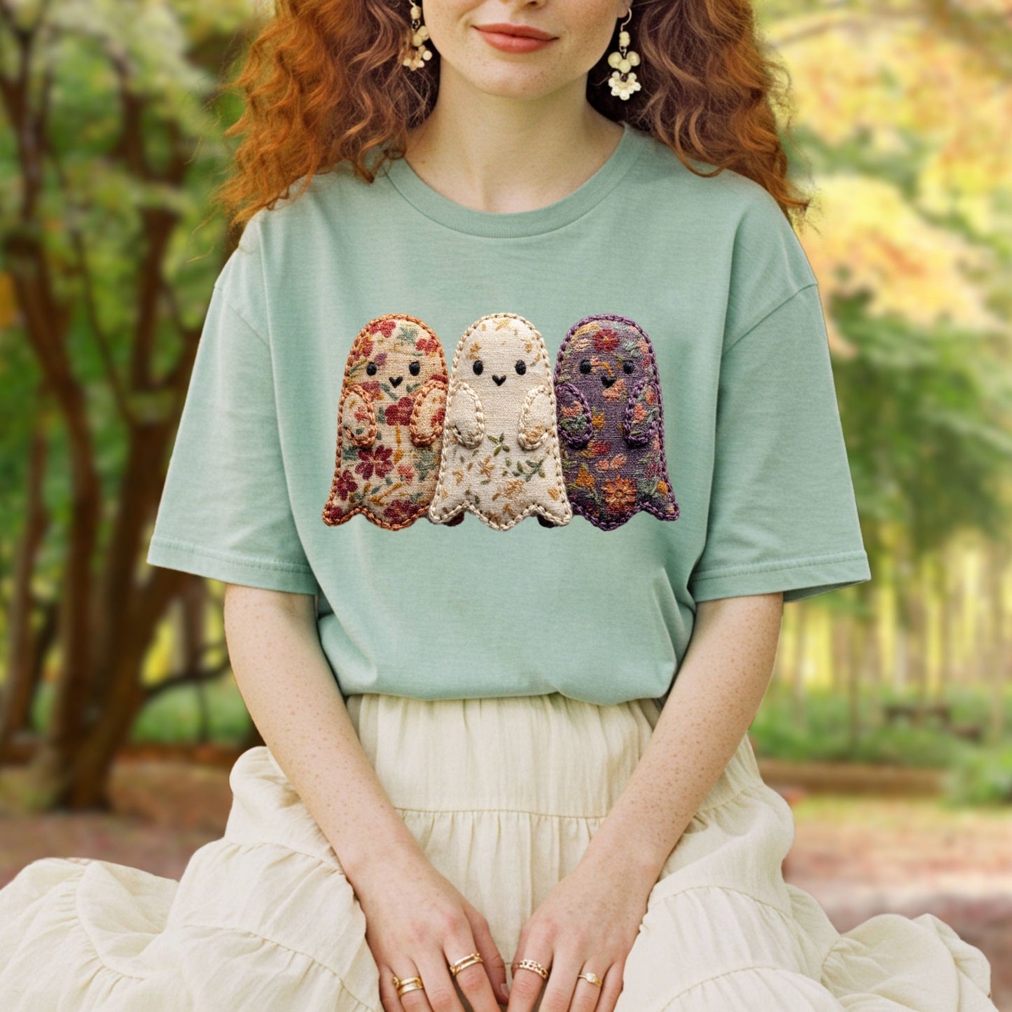 Quilted Ghosts T-Shirt