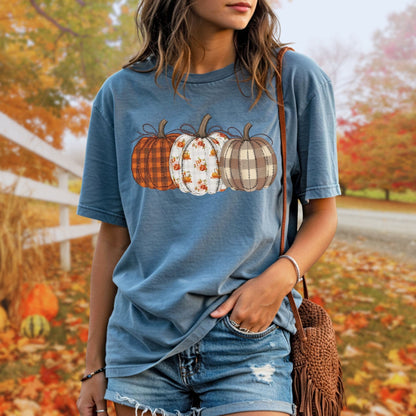 Quilted Pumpkins T-Shirt