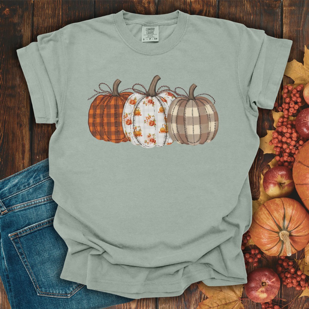 Quilted Pumpkins T-Shirt