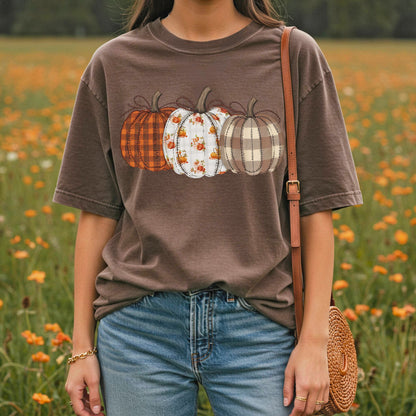 Quilted Pumpkins T-Shirt