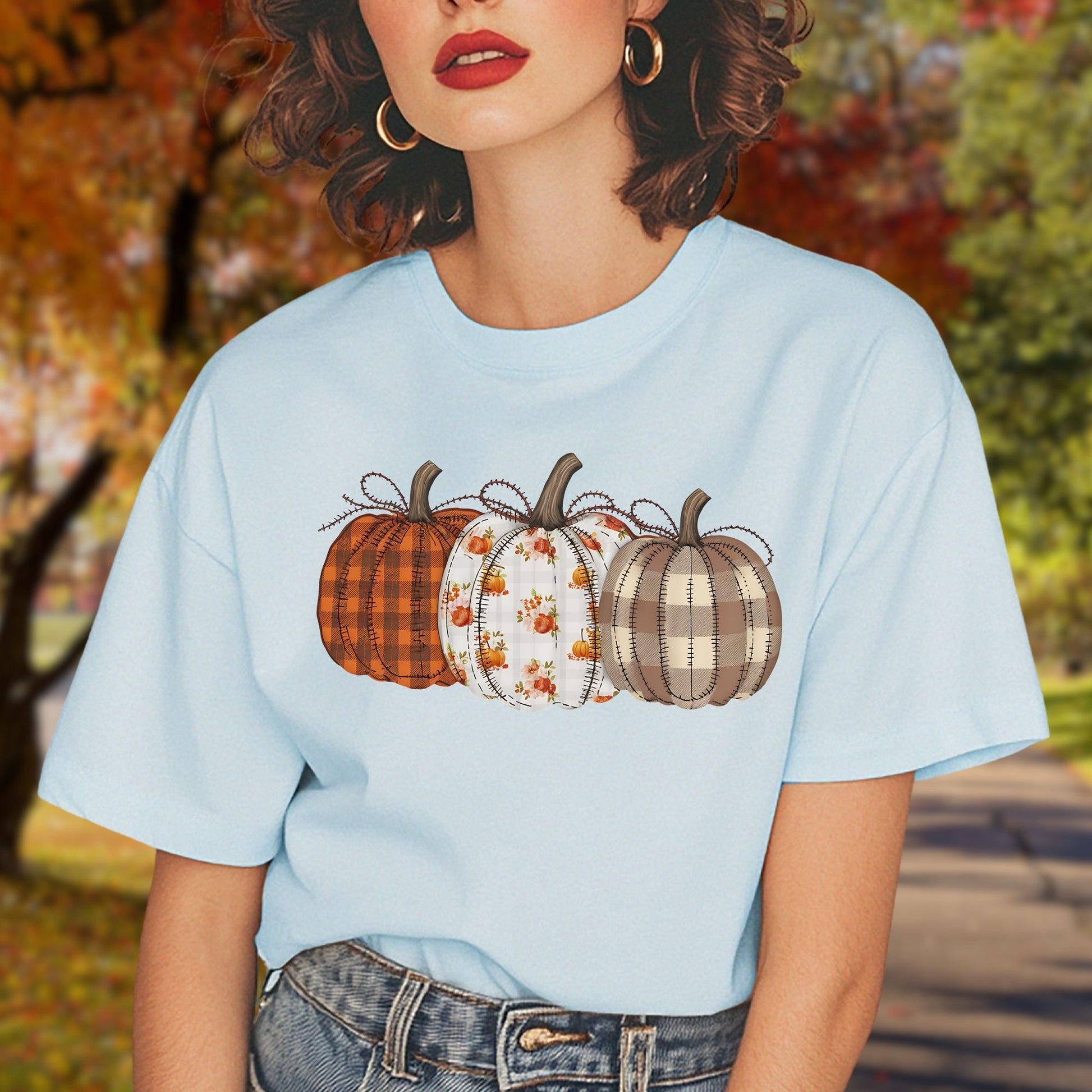 Quilted Pumpkins T-Shirt