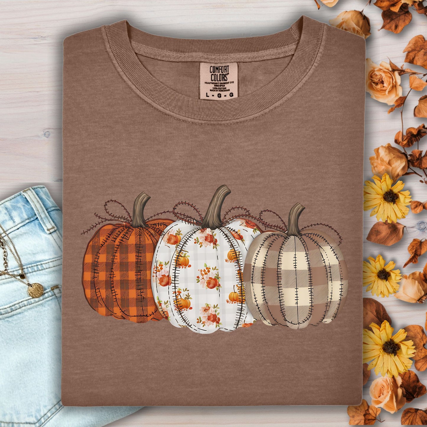 Quilted Pumpkins T-Shirt
