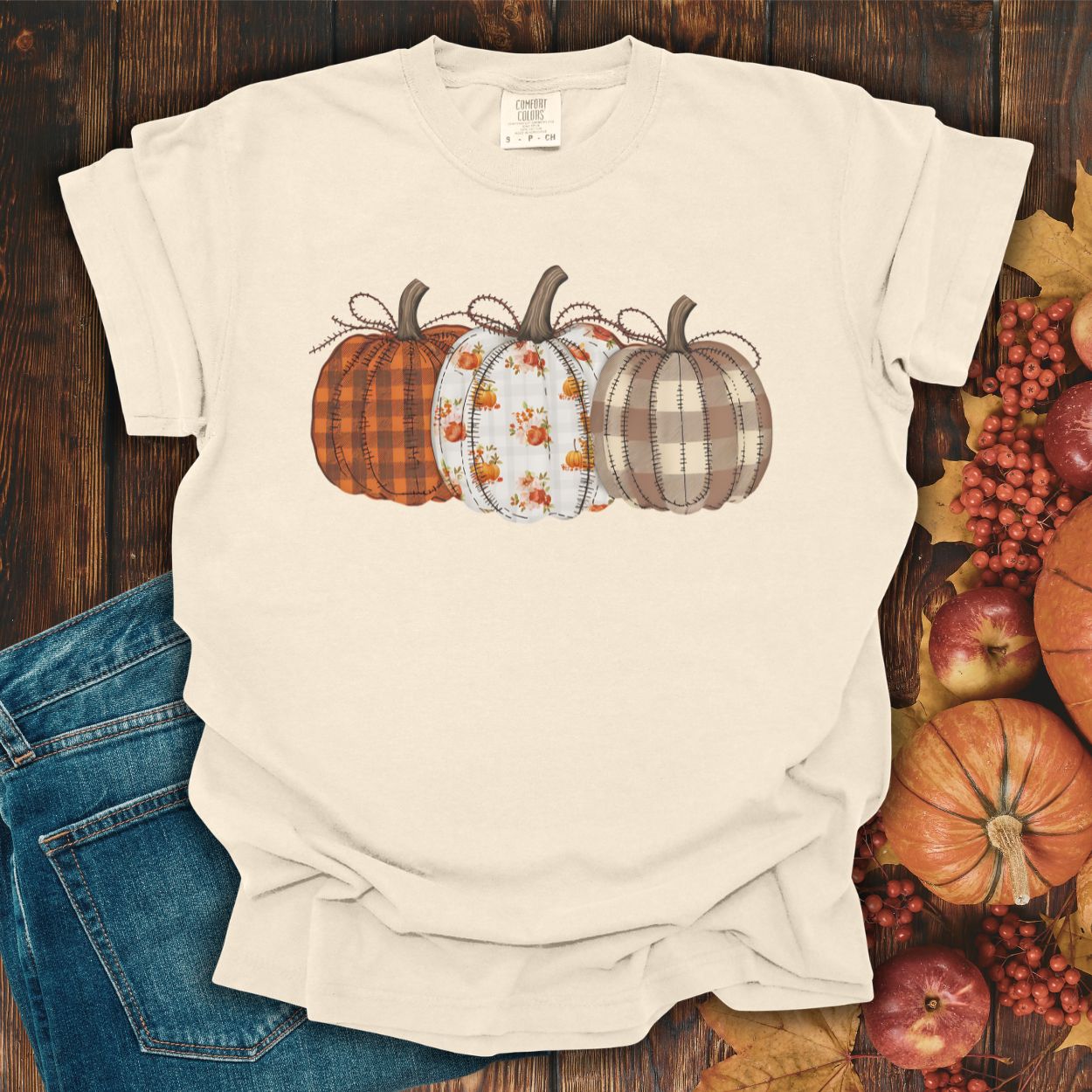 Quilted Pumpkins T-Shirt