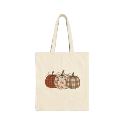 Quilted Pumpkins Tote Bag