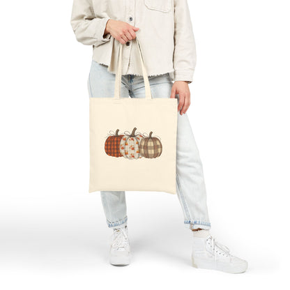 Quilted Pumpkins Tote Bag